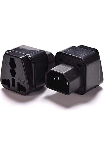 Generic Flaretech UPS C14 to Universal Female Socket Power Adapter AC Plug - ...