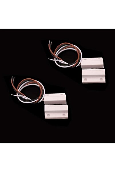 Generic THE WHITE SHOP 2PCS Magnetic Reed Switch Normally Open Closed NO Door...