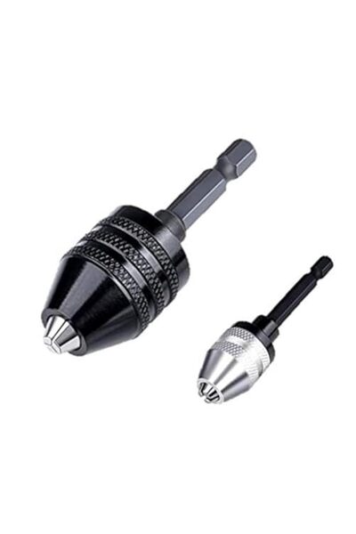 Generic THE WHITE SHOP Drill Chuck Adapter - 2Pcs Drill Chuck for Impact Driv...