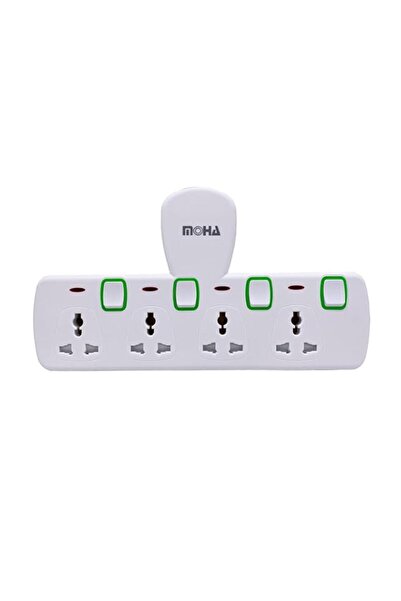 Generic Moha Multi Plug Power Extension Socket Adapter, 4 Way Universal Wall ...
