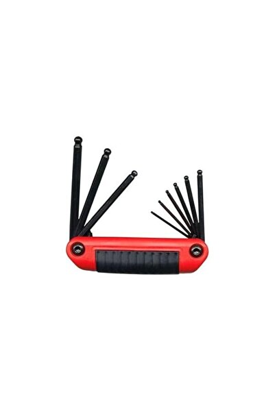Generic EKLIND 25919 Ergo-Fold Fold-up Ball-Hex allen wrench - 9pc set SAE In...