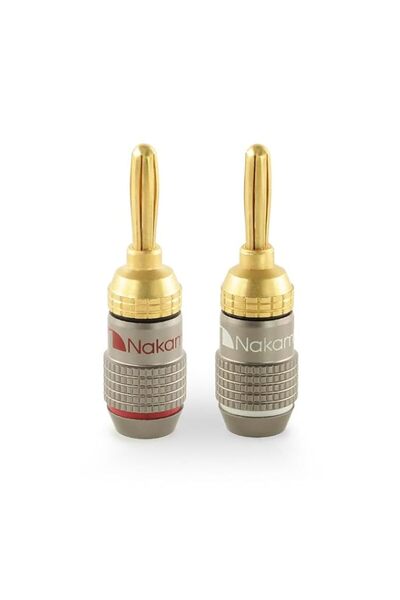 Generic Nakamichi FanLock Excel Series 24k Gold Plated Banana Plug 10 AWG - 1...