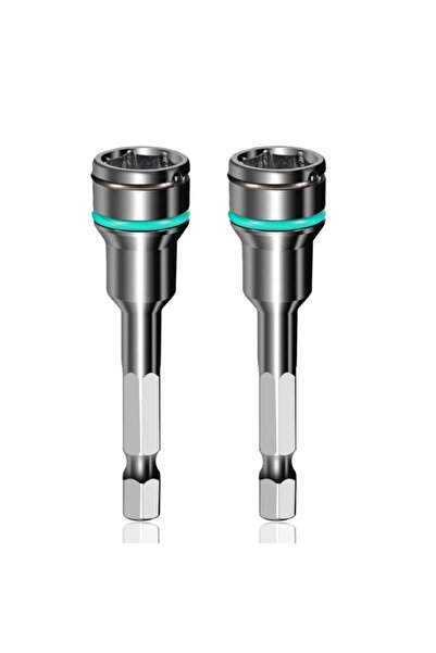 Generic YOOJ® 2PCS Hex Socket Magnetic Nut Driver Set, 8mm Hex Bit with 1/4 I...