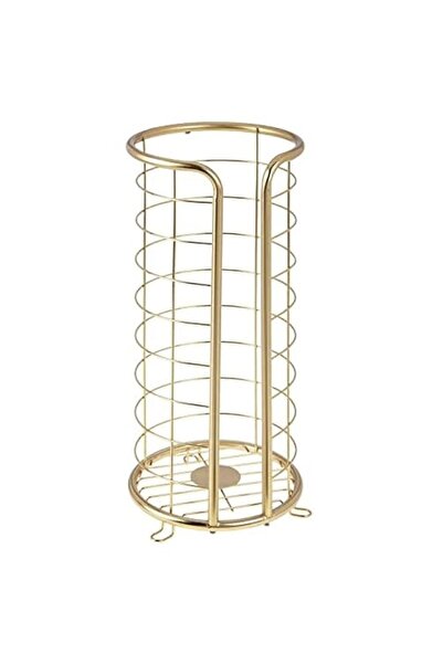 Generic mDesign Metal Free Standing Toilet Paper Organizer Stand, 3 Rolls Of ...