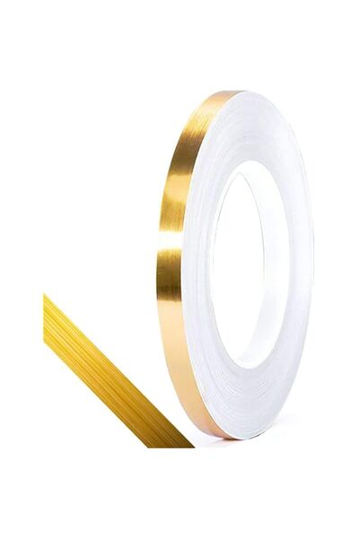 Generic Joyzzz Gold Tone Tape, 1cm Width 50m Length Glossy Gold Art Striping,...