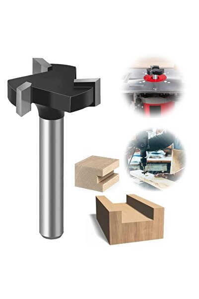 Generic Elecdon Wood Working Milling Cutter T Shaped Cnc Surfacing Bit Planer...