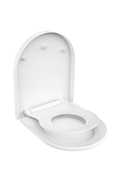 Generic MOTIM Family Toilet Seat, 2-in-1 Round Toilet Seat with Built-in Chil...