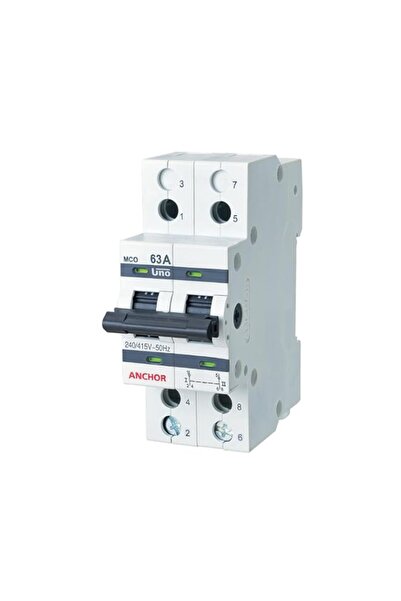 Generic Anchor by Panasonic UNO Series 63 Ampere Dual Pole Change Over Switch...