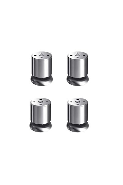 Generic X Spring Stainless Steel Metal Legs, 4 PCS 3 Inch Adjustable Furnitur...