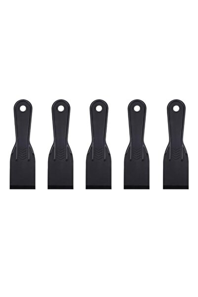 Generic 5pcs Plastic Putty Knife 2 Inch Black Flexible Plastic Knives for Tap...