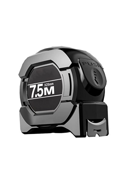 Generic 7.5m Fluorescent Steel Tape Measure, Self-Locking Retractable with La...