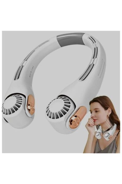 Generic Rechargeable Multifunctional Portable Neck Fan, Three Speed Fan for W...