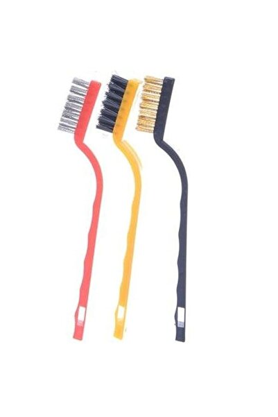 Generic HALAMODO 3PCS Small Wire Brushes Set for Cleaning Rust, Drill Rust Re...