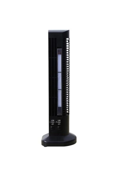 Generic ECVV Mini Personal Tower Fan With LED Light USB Tower Fan Vertical Bl...