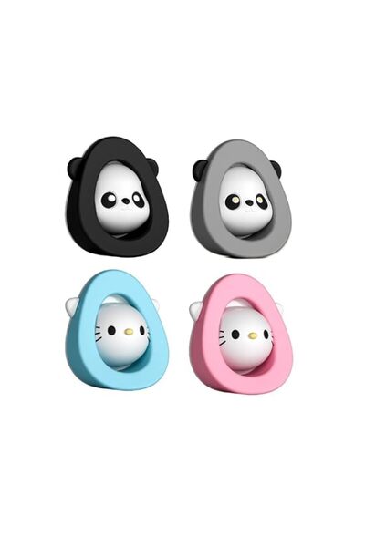Generic Door Stopper, Silicone Animal Wall Protector 4 Pcs Noise Reduction, A...