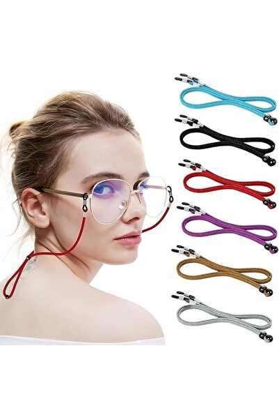 Generic 6 Pcs Adjustable Eyeglass Strap Lanyards, Anti-Slip Glasses Holder Ch...