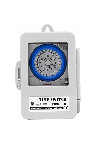 Generic Timer Switch, Mechanical 24 Hours Timer Switch IP53 Rating Programmab...