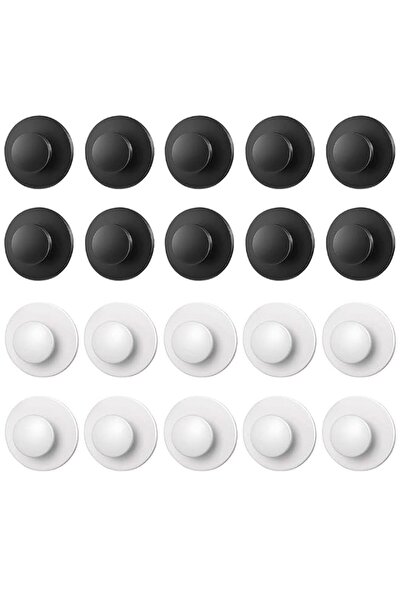 Generic 20 Pcs Self-Adhesive Handles Strong Instant Cabinet Handle Pulls Plas...