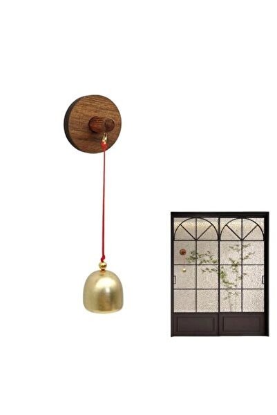 Generic Shopkeepers Bell,Wooden Door Bell,Adhesive Metal Doorbell,Shop Door B...