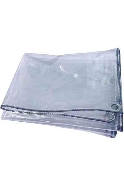 Generic Heavy Duty Waterproof PVC Transparent Tarpaulin Poly Clear Vinyl Tarp...