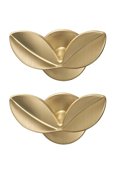 Generic YelaJoy 2 Pack Brushed Gold Towel Hook,Gold Coat Hooks,Double Towel H...