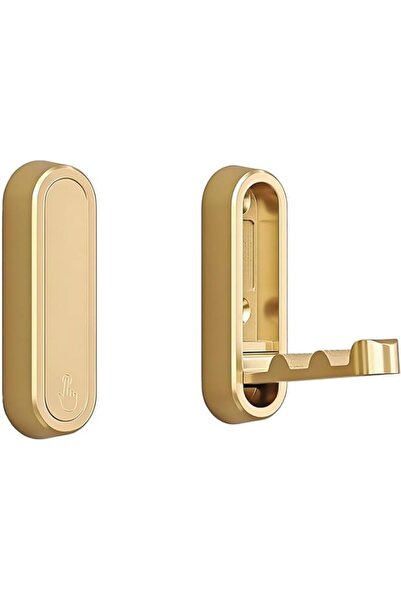 Generic Gold foldable Towel Hooks for Bathroom,Wall Hooks for Hanging Heavy D...