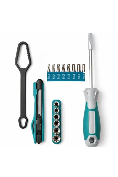 Generic Professional Multi-Purpose Hand Tool Kit with Interchangeable Screwdr...