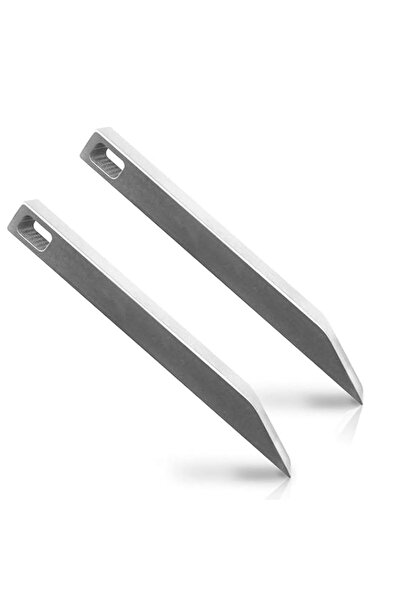 Generic Tazweeq 2 Pcs Pry Bar, Heavy Duty Mini Keychain Prybar, Miniature Por...