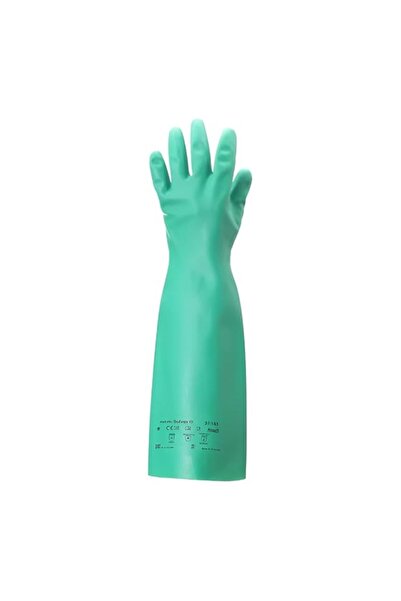 Generic Ansell Sol-Vex 37-175 Nitrile Cleaning Glove, Chemical Resistant Larg...