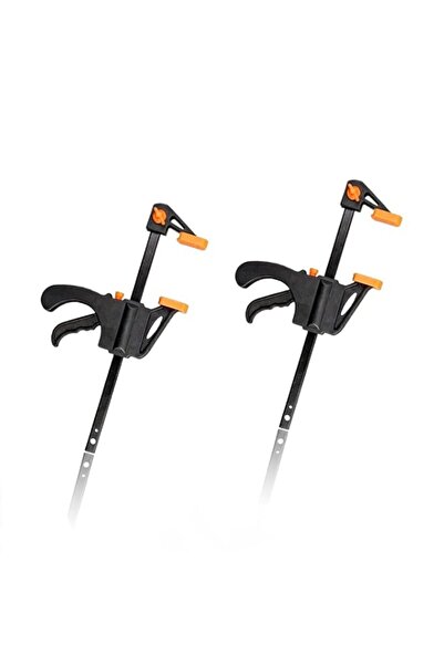 Generic Sweet seven 2 Pcs F-Style Woodworking Clamp with One-Hand Release for...
