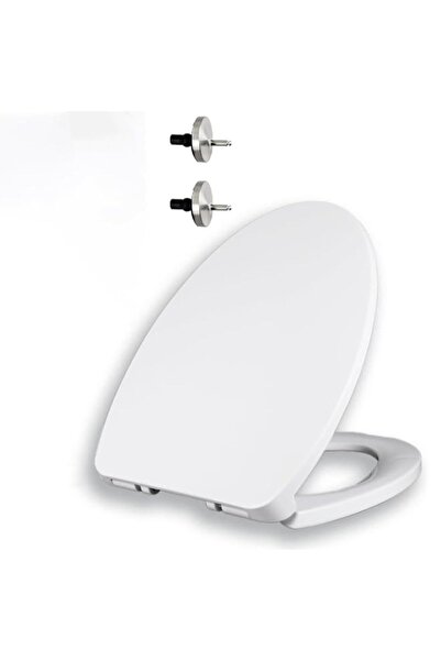 Generic TERRIFI Universal Toilet Seat With Cover, One Click Quick Disassembly...