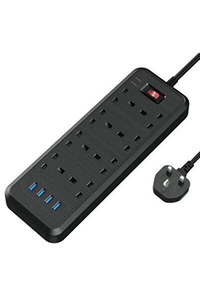 Generic UK-UAE best 3250W heavy-duty power extension with a 2-meter cord, fea...