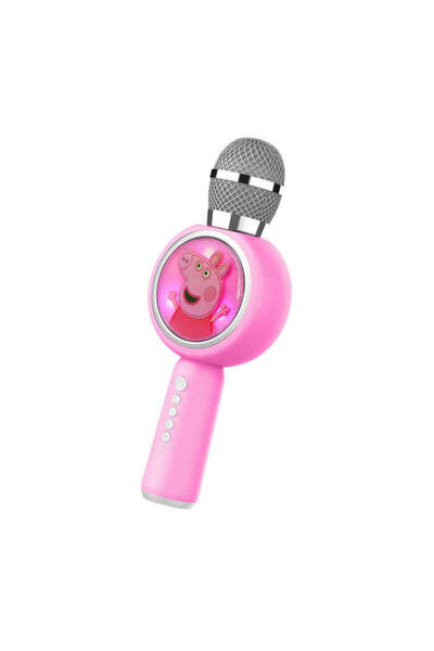Oceania Trading Ltd OTL Popsing Microfon Karaoke Wireless cu LED-uri Peppa Pig