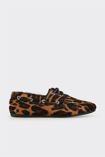 Elle Shoes Kahve Hayvan Desenli ARWENGE KADIN AYAKKABI