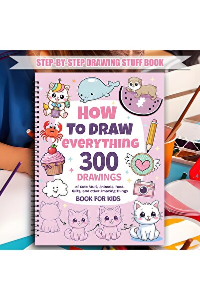 Choice HHB-126 Painting Enthusiast Guide 300 Step By Step Drawings Learn to D...