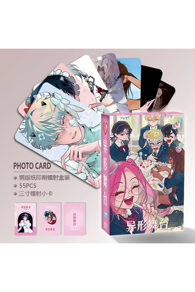 Choice 55pcs-Cards 55pcs Anime Alien Stage 3inch Till Ivan Small Card Photo C...
