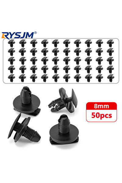 Choice 50pcs Car Body Retainer Clips Bumper Fender Liner Wheel Arch Trim Clip...