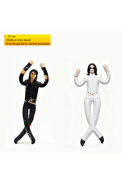 Choice3 2pcs-2 Michael Jackson Cosplay Prop Doll Plush Figure Abstract Mobili...