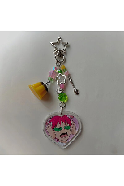 Choice1 K1 Handmade Y2K Beaded Keychain The Disastrous Life of Saiki K Saiki ...