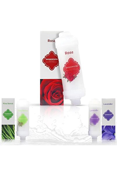 GENERAL Vitamin C Shower Filter Water Purifier with Aromatic Beads Removes Ch...