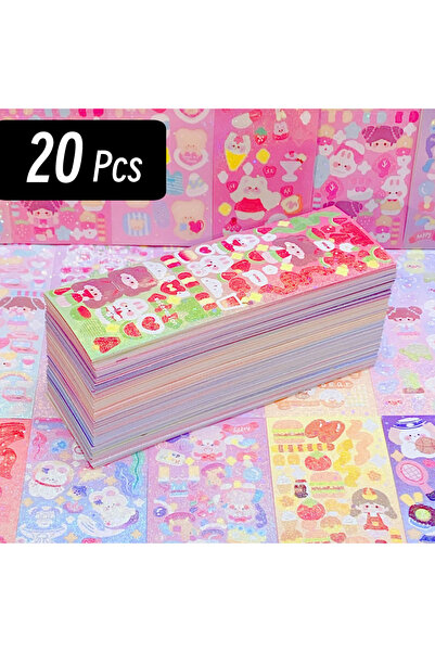 Choice3 20 pcs 20-200pcs Cute Stationary Aesthetic Diary Decoration Art Suppl...