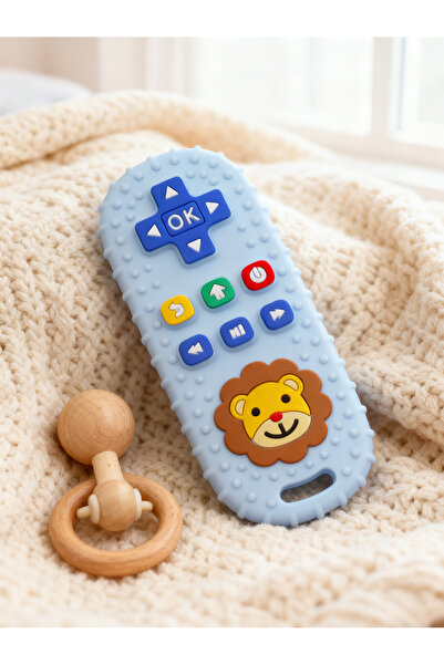 Choice1 blue 1pk Baby Toys Teething Toys Silicone Remote Teether for Baby0-6 ...
