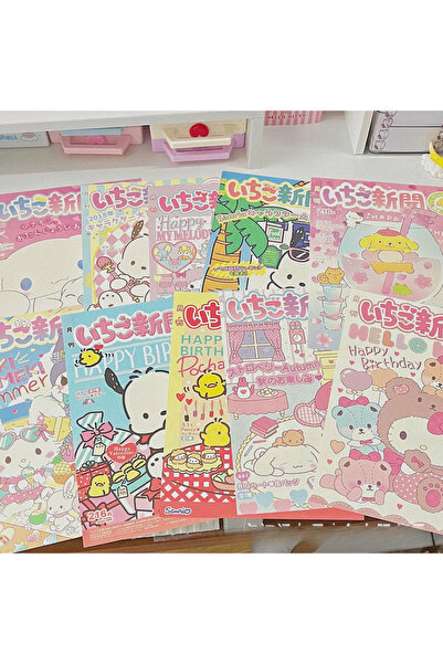 Choice 10Sheets 10Sheets Cartoon Sanrio Monthly Posters Teenage Heart Cute Ro...