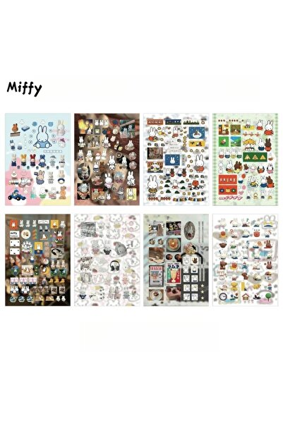 Choice 8pcs 8pcs/set Kawaii Miffy High-looking Stickers Cute Cartoon Creative...