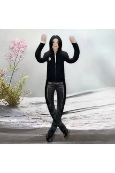 choice2 L 3 2026 New MJ Michael Jackson Cosplay Prop Doll Plush Figure Abstra...