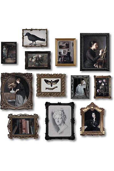 97 Decor Victorian Vintage and Dark Academia Themed Wall Decor, Dark Victoria...