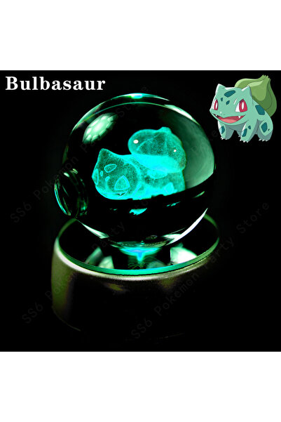 Choice26 17 Bulbasaur Pokemon Crystal Ball 3D Mewtwo Pikachu Gengar Pokeball ...