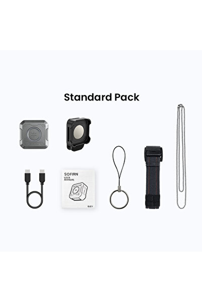 choice2 Blue Standard Pack SOFIRN SE1 300Lm EDC Flashlight RGB Signal Ring Po...