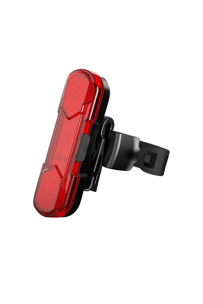 Choice Red LED Bike Tail Light Rechargeable 4 Lighting Modes Bicycle Rear War...