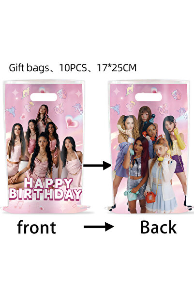 Choice35 Gift bags-10pcs New Katseye Birthday Decoration Superstar Party Favo...